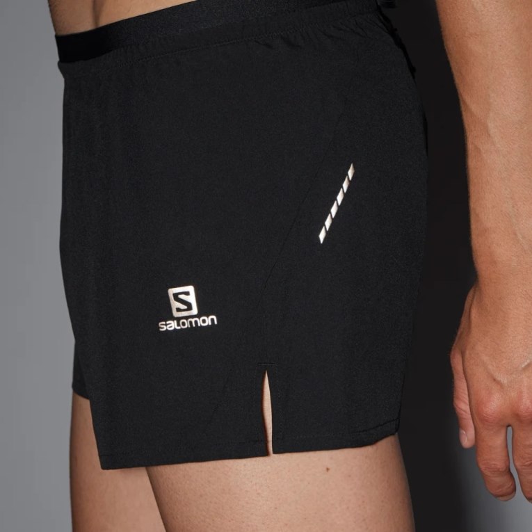 Bermudas Salomon Cross 3'' Hombre Negros | MX JUQI419